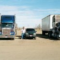 USA CO Limon 2002MAR05 001  You gotta get a photo of the big rigs don't you! : 2002, 2002 - Booze Bothers Tour, Americas, Colorado, Date, Limon, March, Month, North America, Places, Trips, USA, Year